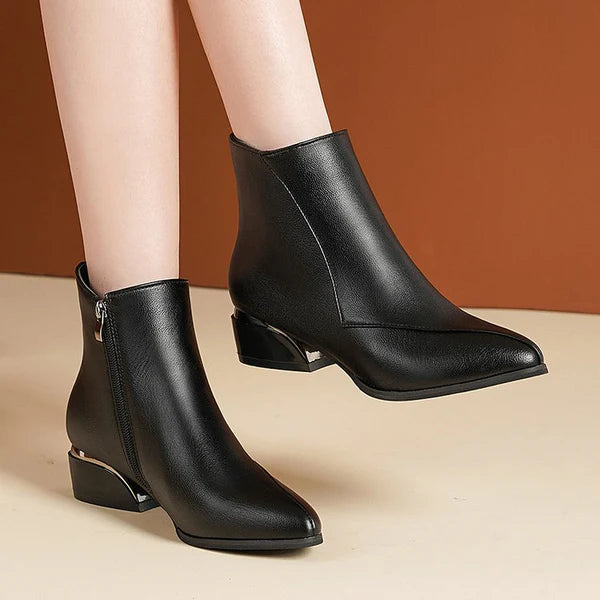 Valencia Mirror-Heel Boots