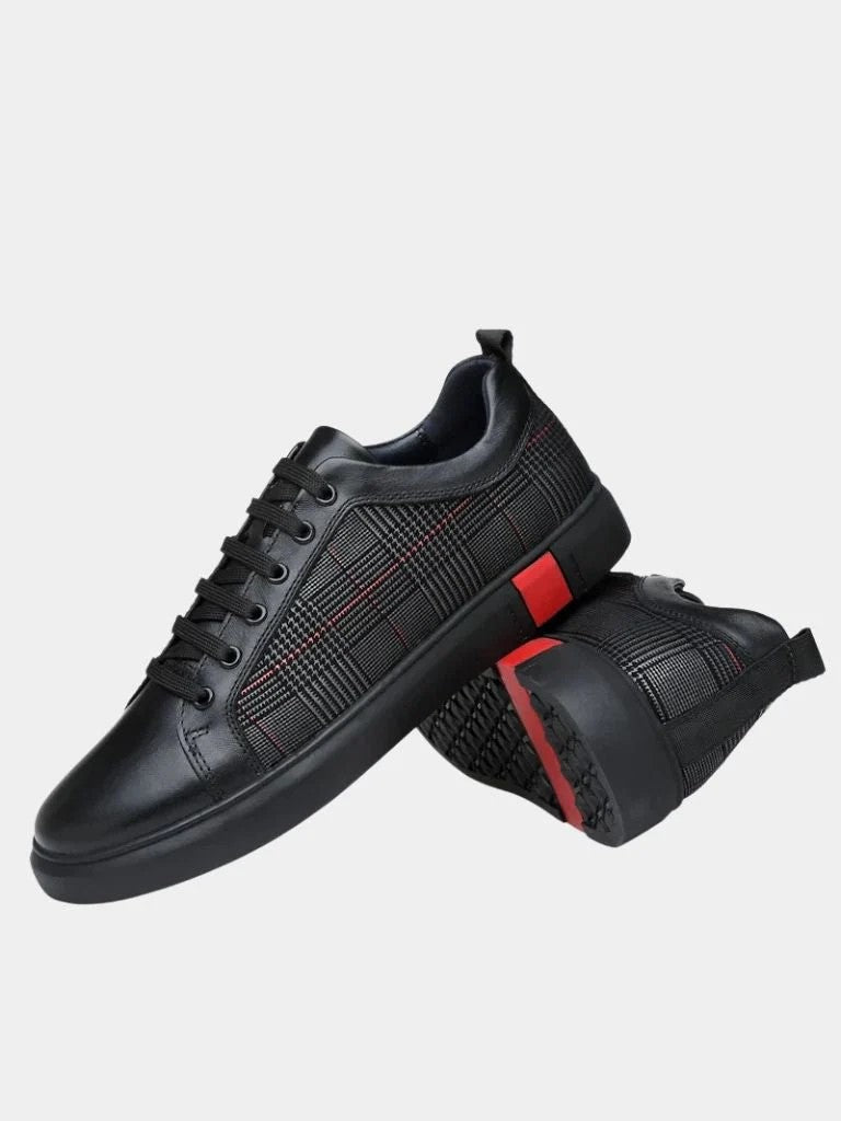 Redline Leather Sneakers