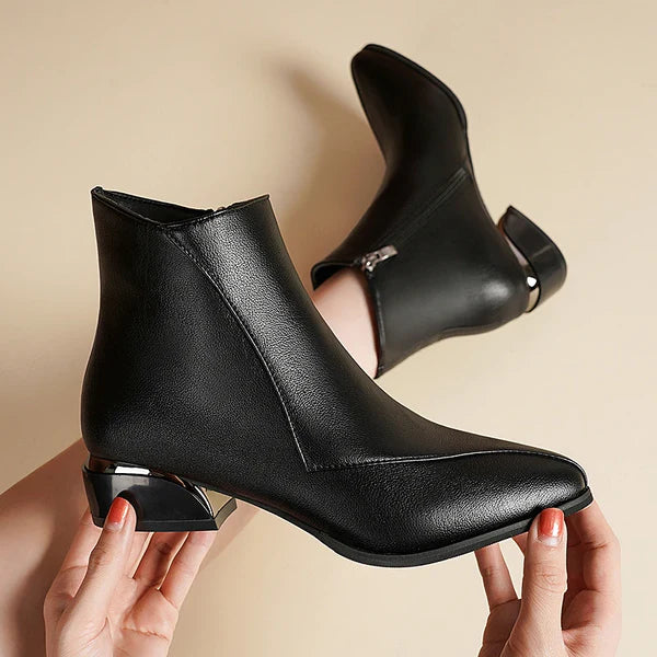 Valencia Mirror-Heel Boots