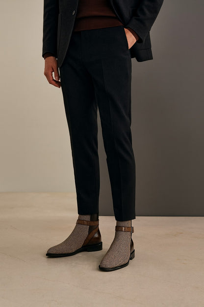 Belmont Tweed Harness Boots