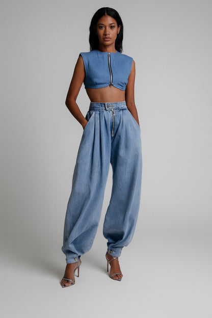 Echelon High-Waist Denim