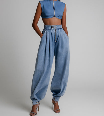 Echelon High-Waist Denim