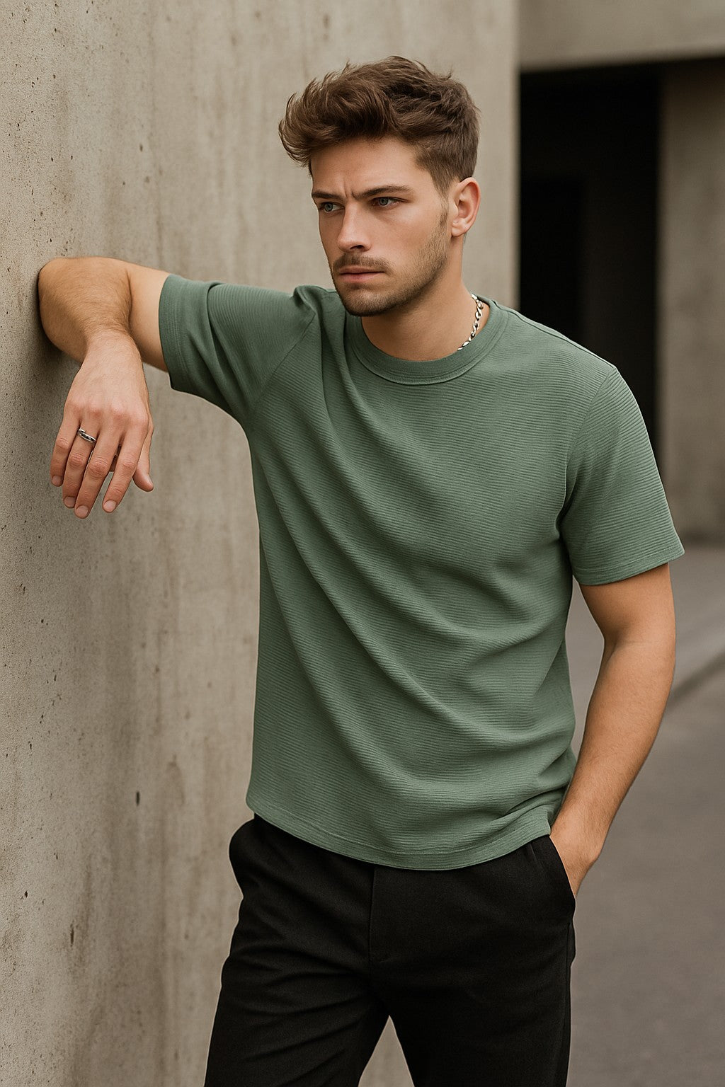 James Classic Textured Tee