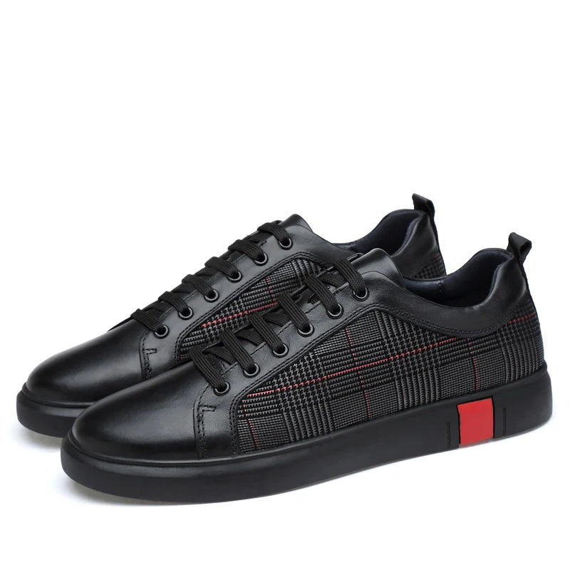 Redline Leather Sneakers