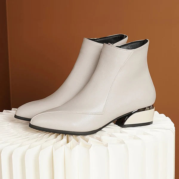 Valencia Mirror-Heel Boots
