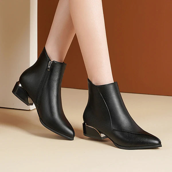 Valencia Mirror-Heel Boots