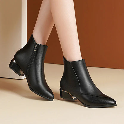 Valencia Mirror-Heel Boots