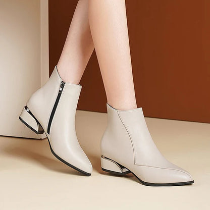 Valencia Mirror-Heel Boots