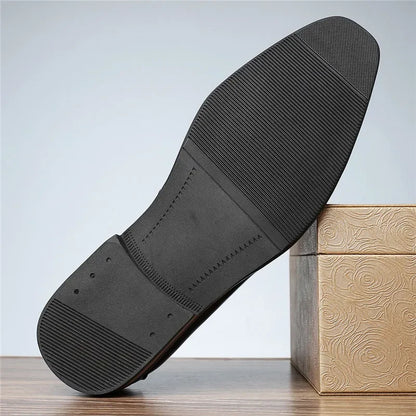 Regalia Embossed Leather Loafers