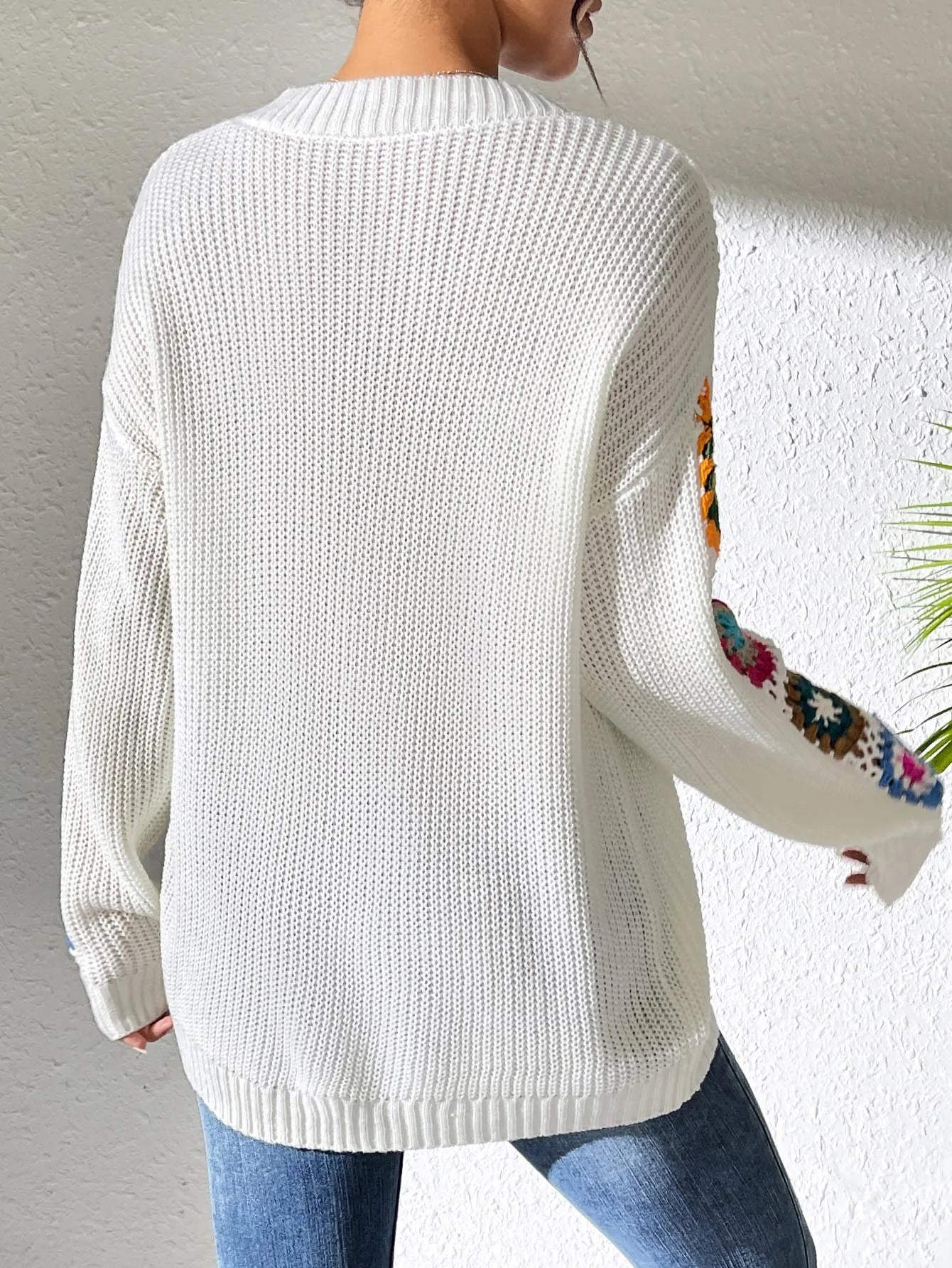 Crescent Bloom Sweater