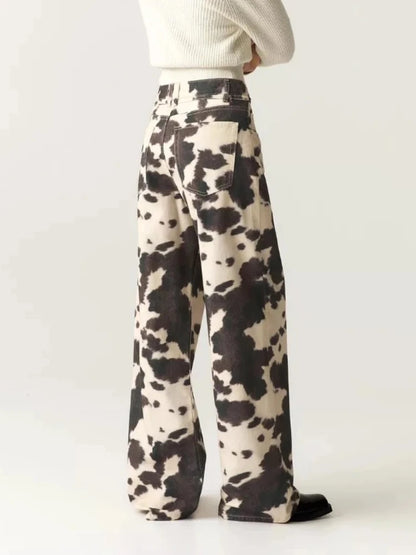 Cowprint Drift Jeans