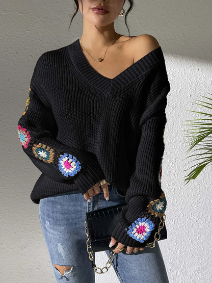 Crescent Bloom Sweater