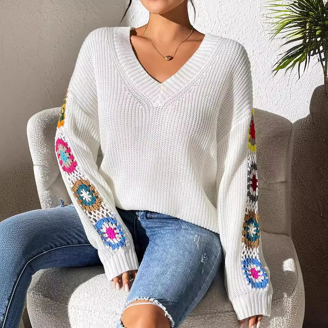 Crescent Bloom Sweater