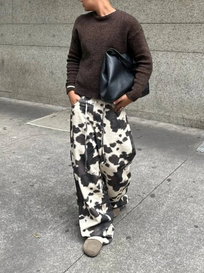 Cowprint Drift Jeans