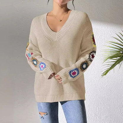 Crescent Bloom Sweater