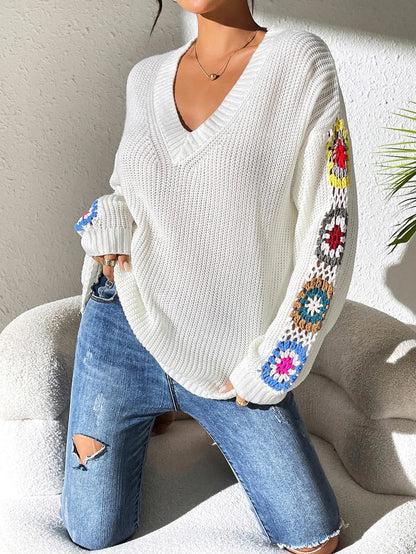 Crescent Bloom Sweater