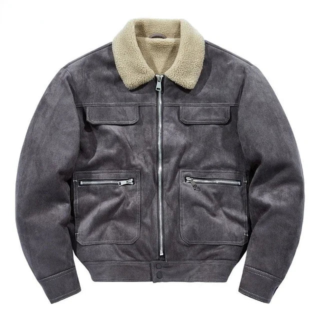Stratford Suede Aviator Jacket