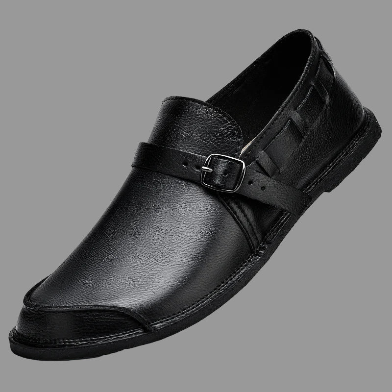 Artisan Buckle Handmade Loafers