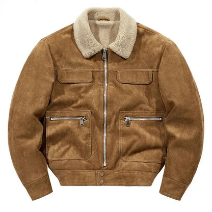 Stratford Suede Aviator Jacket