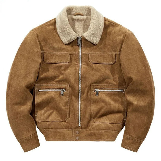 Stratford Suede Aviator Jacket