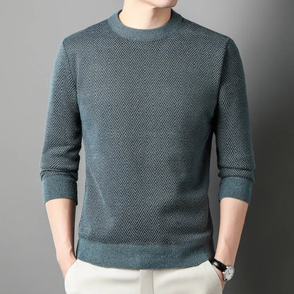 Herringbone Wool Sweater
