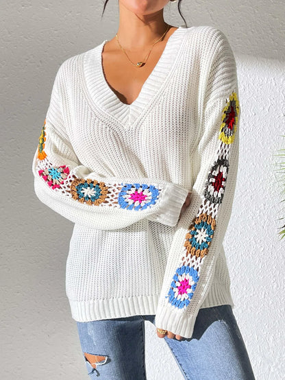 Crescent Bloom Sweater