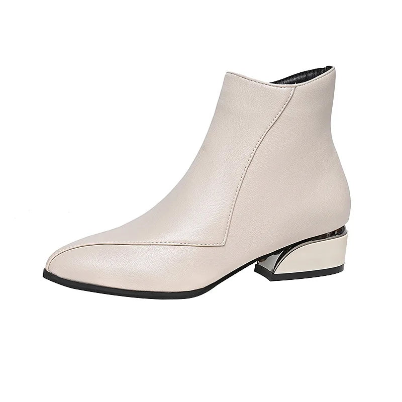 Valencia Mirror-Heel Boots