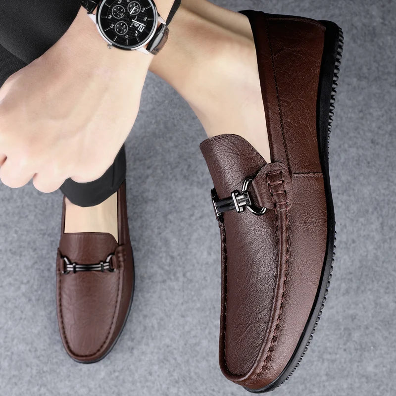 Kingsley Leather Loafers