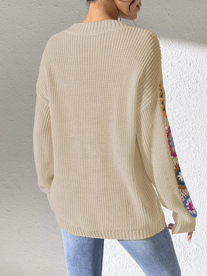 Crescent Bloom Sweater