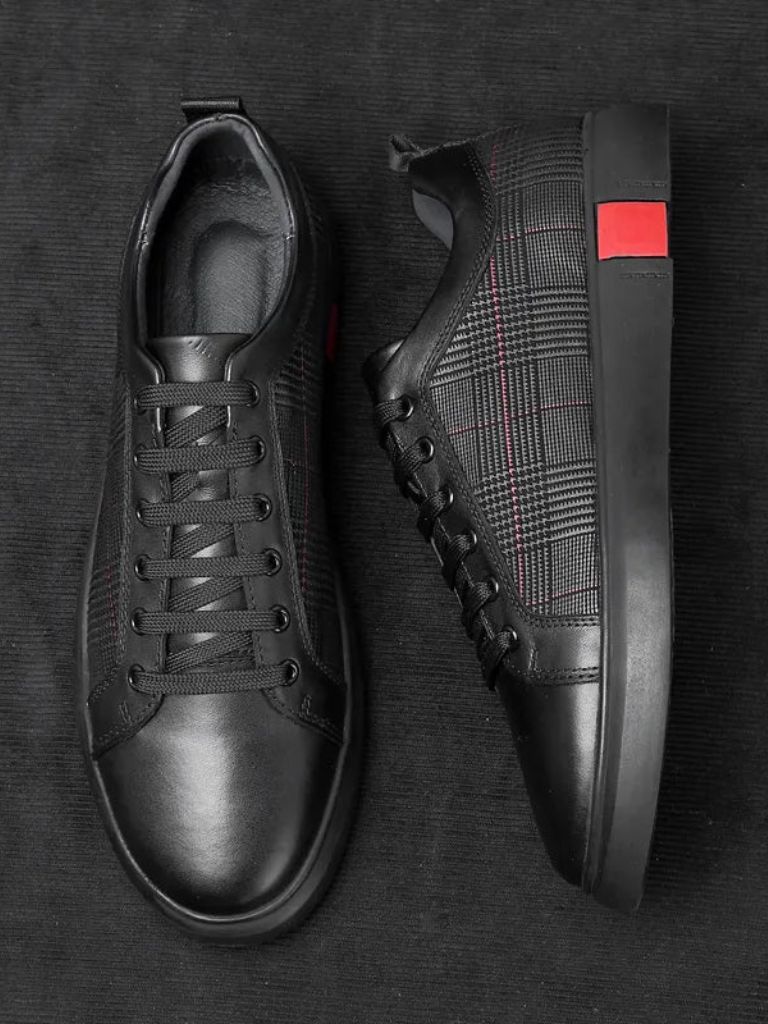 Redline Leather Sneakers