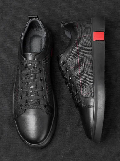 Redline Leather Sneakers