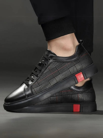 Redline Leather Sneakers