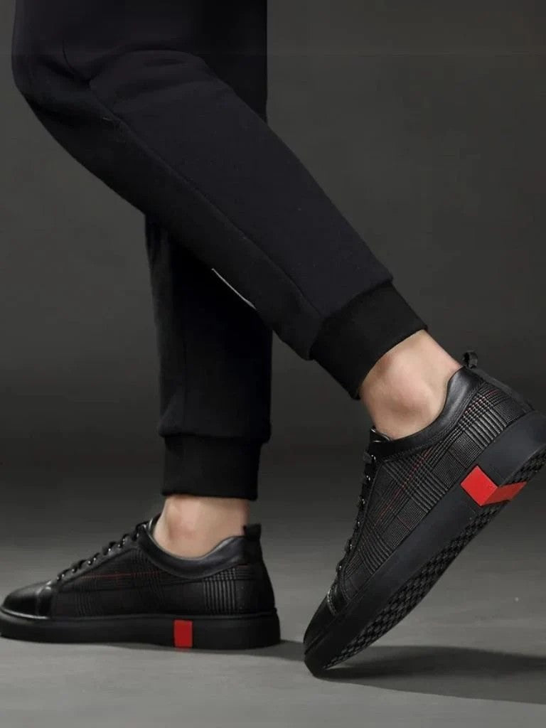 Redline Leather Sneakers