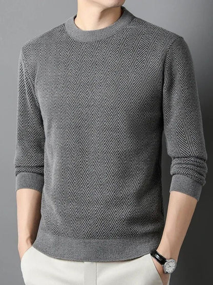 Herringbone Wool Sweater