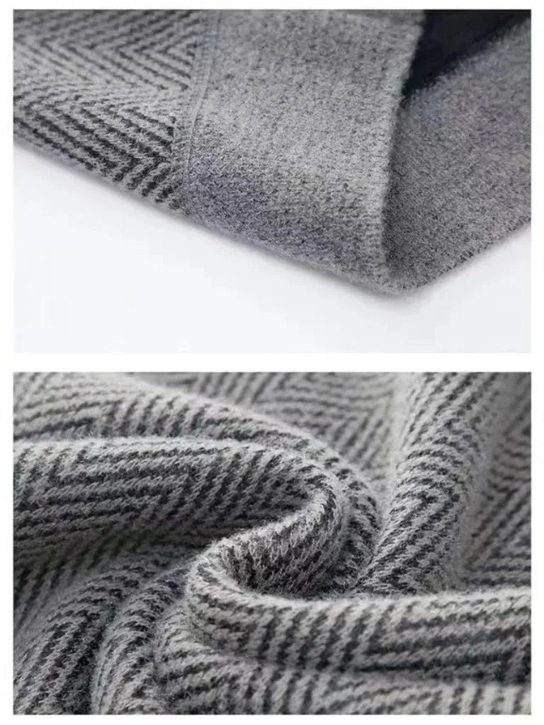 Herringbone Wool Sweater
