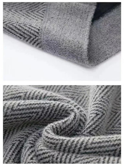 Herringbone Wool Sweater
