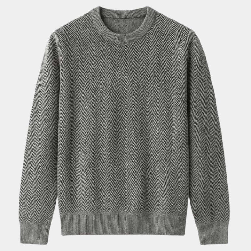 Herringbone Wool Sweater