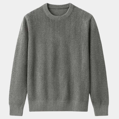 Herringbone Wool Sweater