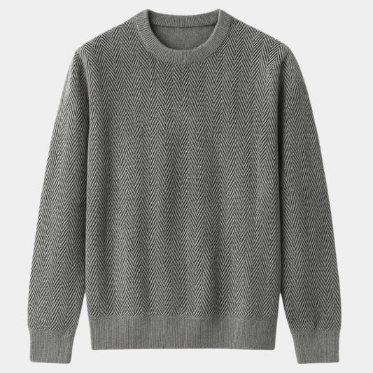 Herringbone Wool Sweater