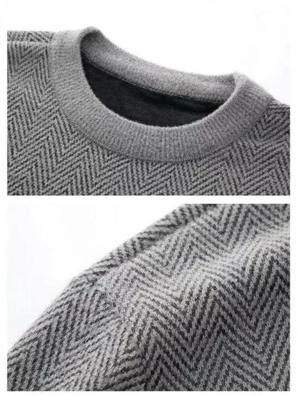 Herringbone Wool Sweater