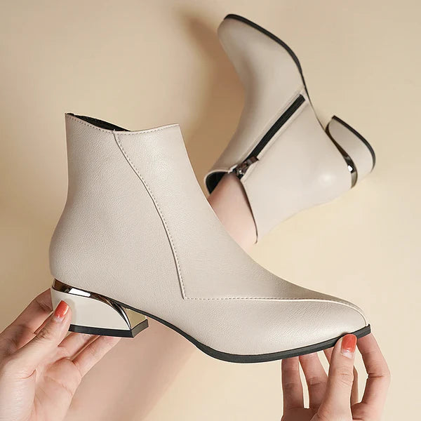 Valencia Mirror-Heel Boots